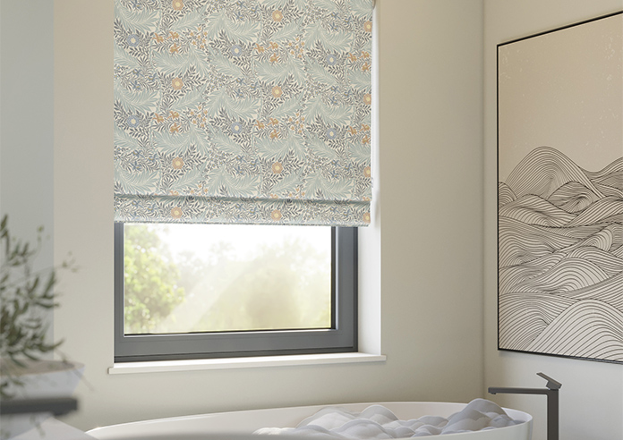 William Morris At Home Larkspur, Woad - Roman Blind - Image 5